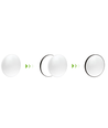 32W LED taklampe - Ø38cm, høyde: 5,2cm, hvit kant, inkl. sort ring
