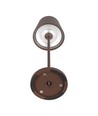 V-Tac oppladbar bordlampe, trådløs - Cortenfarget, IP54 utendørs bordlampe, touch dimbar