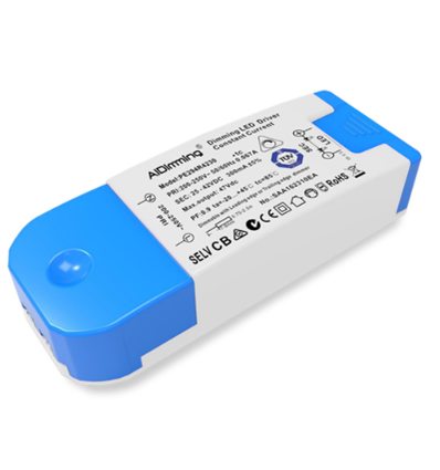 7W / 300mA dimbar LED-driver - 12-24V, Triac fasedimming, flicker free
