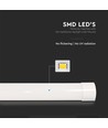 150cm 50W komplett LED-armatur - 3 års garanti, 120 lm/w