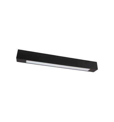 60cm Armatur - Til 1x 60cm LED-rør, sort