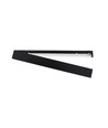 60cm Armatur - Til 1x 60cm LED-rør, sort