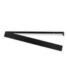 120cm Armatur - Til 1x 120cm LED-rør, sort