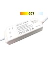 7W Ø10cm Lavprofil innfellingsspot dimbar RA93 - Hull: Ø8,3 cm, Mål: Ø10 cm, CCT
