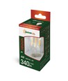 E27 4W LED-pære - A60, filament, ekstra varmhvit, 1800K