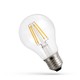 E27 4W LED-pære - A60, filament, ekstra varmhvit, 1800K