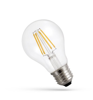 E27 4W LED-pære - A60, filament, ekstra varmhvit, 1800K