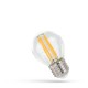 E27 5.5W dimbar LED kronepære - G45, filament