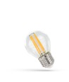 E27 5.5W dimbar LED kronepære - G45, filament
