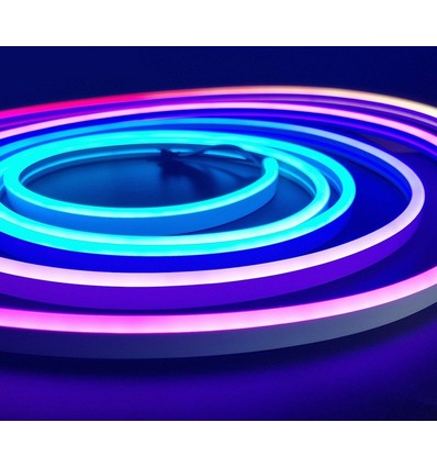 20m 16W/m RGBIC Neon Flex-list - 24V DC, IP20, 96 LED pr. meter, 8x16