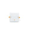 18W 17x17cm LED innfellingspanel - IP54 utendørs, hull: 14,5 x 14,5 cm, mål: 17 x 17 cm
