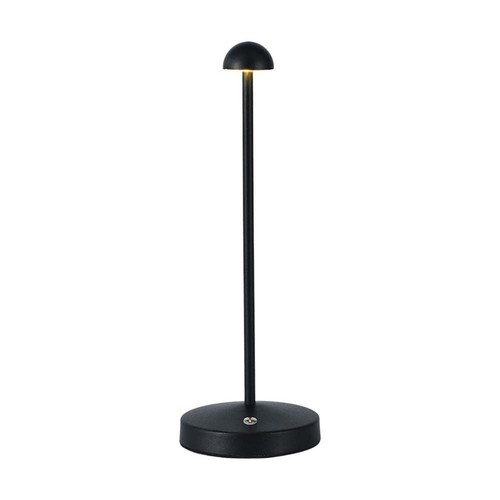 Outlet: V-Tac oppladbar 3i1 bordlampe - Svart, IP20, touch dimbar, modell mini