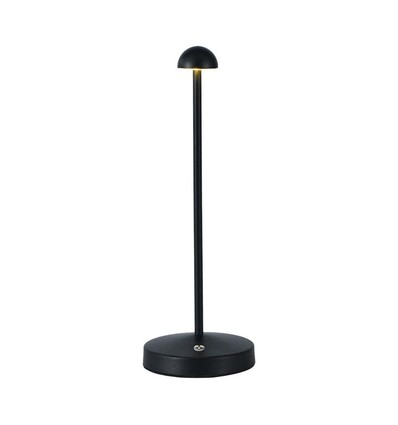 Outlet: V-Tac oppladbar 3i1 bordlampe - Svart, IP20, touch dimbar, modell mini