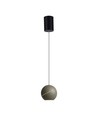8W LED-lampe - Flott taklampe, Ø12cm, Champagne, inkl. oppheng