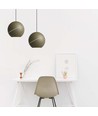 8W LED-lampe - Flott taklampe, Ø12cm, Champagne, inkl. oppheng