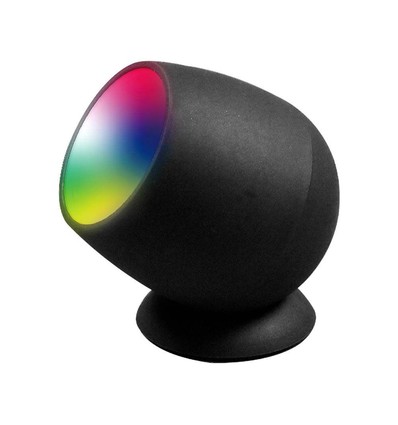 Smart Hjem lampe med RGB+WW - Svart, Tuya/Smart Life, kompatibel med Google Home, Alexa og smarttelefoner