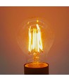 E27 7W LED-pære - A60, filament, ekstra varmhvit, 1800K