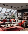 3-faset GU10 Madara skinnespot - Hvit, AR111, IP20, uten lyskilde