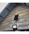 20W Solcelle lyskaster LED - IP65, sort, inkl. solcelle, fjernkontroll