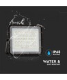 6W Solcelle-lyskaster LED - IP65, sort, inkl. solcelle, fjernkontroll, innebygd batteri