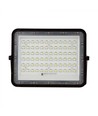 15W Solcelle lyskaster LED - IP65, sort, inkl. solcelle, fjernkontroll, innebygd batteri