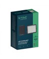 15W Solcelle lyskaster LED - IP65, sort, inkl. solcelle, fjernkontroll, innebygd batteri