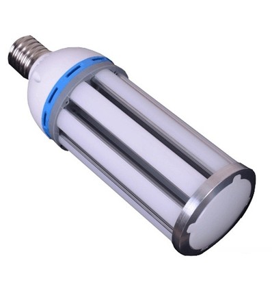 E40 36W dimbar MEGA36 LED-pære - IP64 vanntett, matt glass, varmhvit