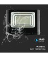 40W Solcelle lyskaster LED - IP65, sort, inkl. solcelle, fjernkontroll