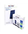50W Solcelle lyskaster LED - IP65, Sort, arbeidslampe, inkl. solcelle, fjernkontroll
