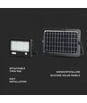 10W LED Solcellekaster - IP65, sort, inkl. solcelle, sensor