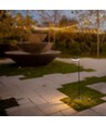 V-Tac 2W Solar hagelampe LED - Sensor, Ø27 cm, IP54
