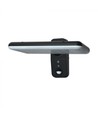 15W Solcelle vegglampe LED - IP65, sort, sensor