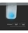 15W Solcelle vegglampe LED - IP65, hvit, sensor
