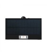 3W Solcelle vegglampe LED - IP65, sort, sensor
