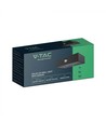 3W Solcelle vegglampe LED - IP65, sort, sensor