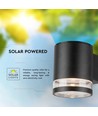 0,55W Solcelle vegglampe LED - IP54, sort