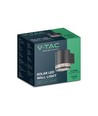 0,55W Solcelle vegglampe LED - IP54, sort