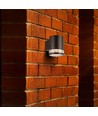 0,55W Solcelle vegglampe LED - IP54, sort