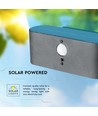 2.5W Solcelle vegglampe LED - IP54, sensor, justerbar spredning