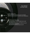 15W Solcelle vegglampe LED - IP65, sort, sensor