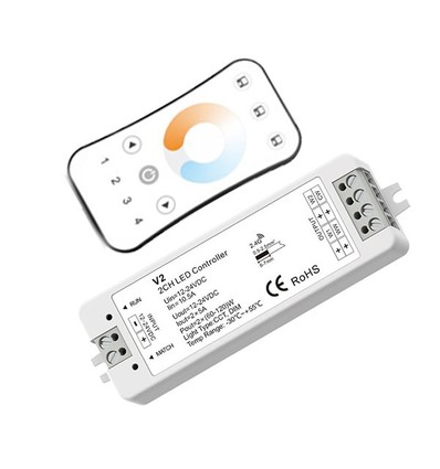 LEDlife rWave CCT-kontroller med fjernkontroll - 12V (120W), 24V (240W)