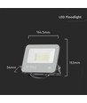 30W LED-lyskaster - 185lm/W, arbeidslampe, utendørs