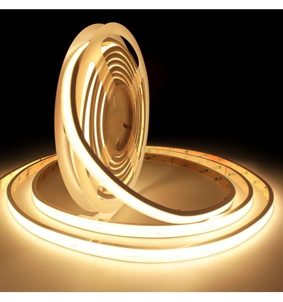 10W/m COB-LED strip, RA93 - 5m, IP65, 280 LED per meter, 24V, COB LED