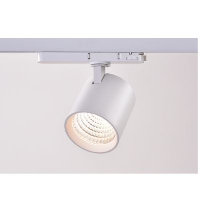 30W 3-faset dimbar RA90 skinnespot - 170lm/w, hvit, CASAMBI