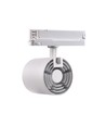 30W 3-faset RA90 skinnespot - 175 lm/W, 38 grader, Hvit