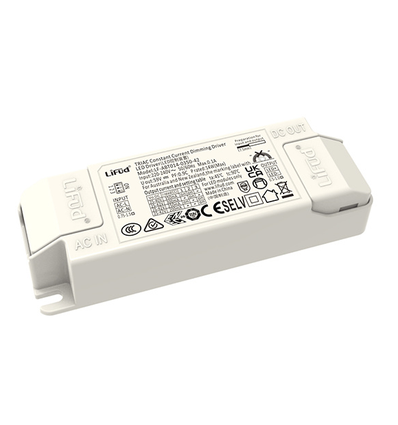 Lifud 14W / 200-350mA dimbar LED-driver - 25-40V, Triac fasedimming