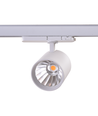 30W 3-faset dimbar RA90 skinnespot - 175 lm/W, 38 grader, hvit