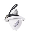30W Ø16,5cm Downlight - Hull: Ø15 cm, Mål: Ø16,5 cm, 4100lm, Justerbar vinkel