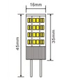 GY6.35 3W dimbar LED-pære - 12V AC/DC