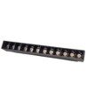 12W RA90 SHIFT Grid - 20 cm, sort, UGR19